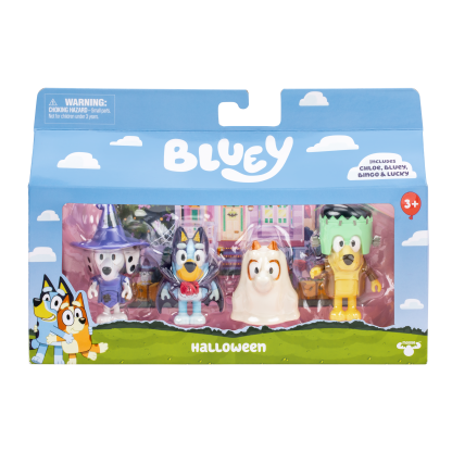 Shopkins Bluey Figure 4 Pack Costume Party