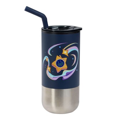Poppy Playtime Glowby 16oz Stainless Tumbler w Straw Navy | Poppy Playtime