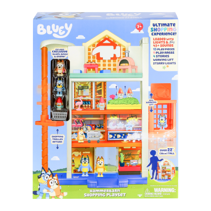 Shopkins Bluey S9 Hammerbarn Shopping Center Playset