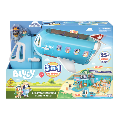 Shopkins Bluey S11 3-In-1 Airplane Playset