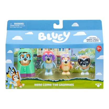 Shopkins Bluey S14 Figure 4 Pack Grannies