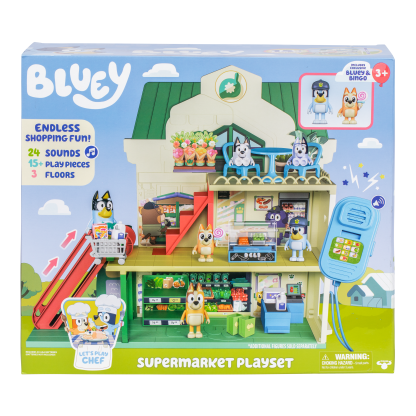 Shopkins Bluey S13 Lets Play Chef Supermarket Playset