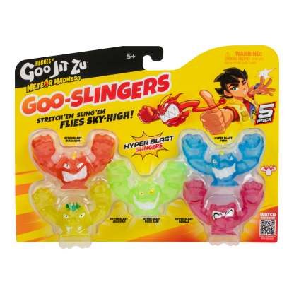 Shopkins Meteor Madness Goo Slingers 5 Pack Hyper Blast Slingers