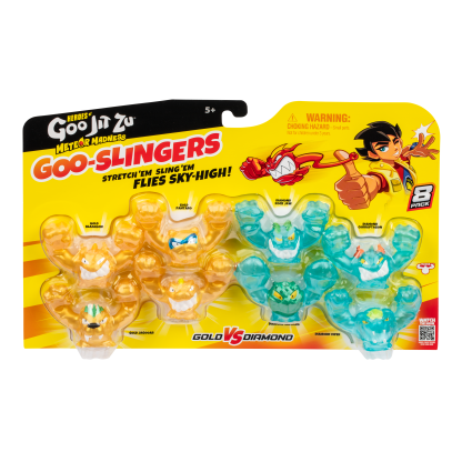 Shopkins Heroes of Goo Jit Zu S13 Meteor Madness Goo Slingers 8 Pack