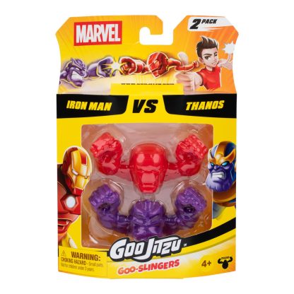 Shopkins Goo Jitzu Marvel S12 Goo Slingers 2 Pack Iron Man Vs Thanos