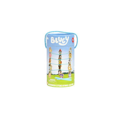 Shopkins 8th Wonder Bluey Wooden Stacking Game