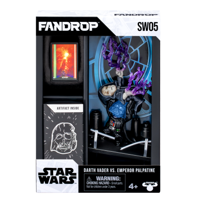 Shopkins FANDROP Star Wars W2 Figure 2 Pack Darth Vader Vs Emperor Palpatine