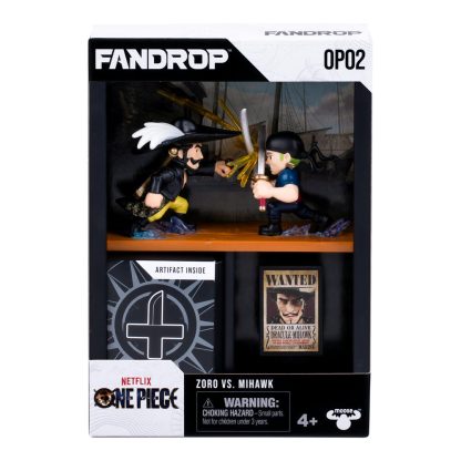 Shopkins FANDROP One Piece W1 Figure 2 Pack Zoro Vs. Mihawk