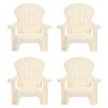 Little Tikes Cloud Collection™ Garden Chairs White 4 Pack
