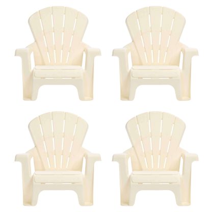 Little Tikes Cloud Collection™ Garden Chairs White 4 Pack