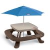 Little Tikes Fold 'n Store™ Picnic Table with Market Umbrella