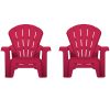 Little Tikes Garden Chair - Red 2 Pack