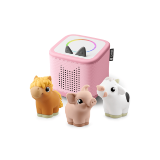 Tonies My First Tonies Farm Set Toniebox 2 Starter Set - Cloud Pink